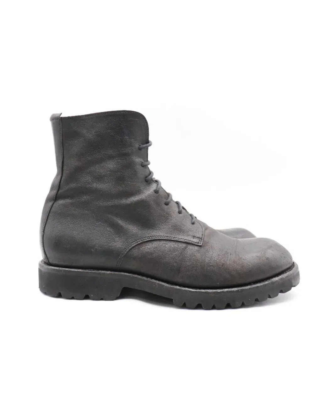 ARI Soho Boots Zip Ankle Bootie Men's EU 44 Black Leather Zip Handmade in Italy